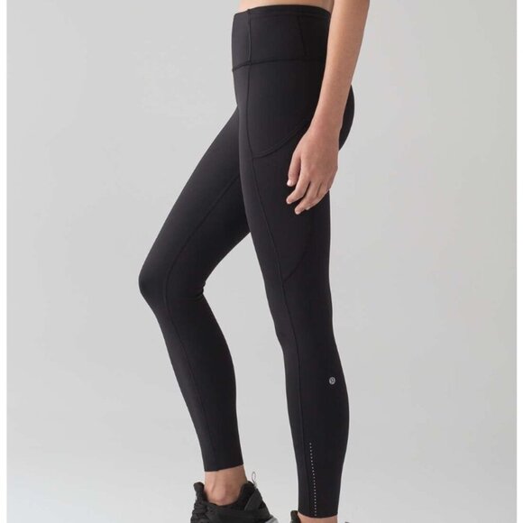 Lululemon Fast & Free 7/8 Tight II *Nulux 25" Black - Picture 6 of 7